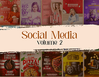 Social Media Advertisement Post Designs - Volume 2