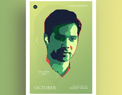 Varun Dhawan Vector Illustration - 'October'