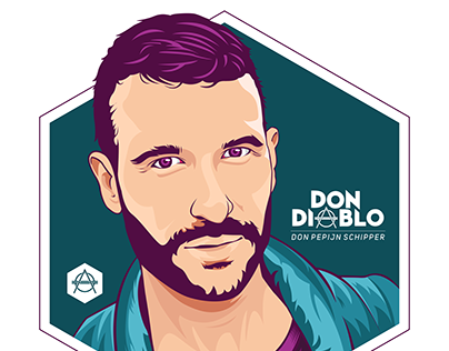 Don-Hexagon-Diablo Vector Art