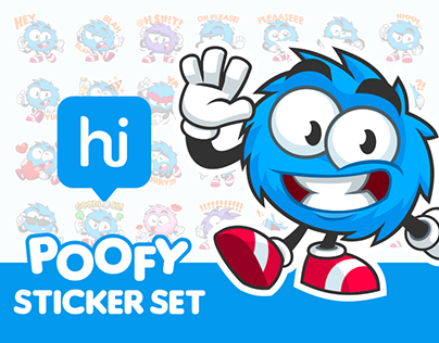 Poofy - Stickers for Hike Messenger