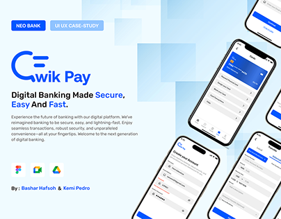 Project thumbnail - Qwik Pay: A Neo Bank App Case Study