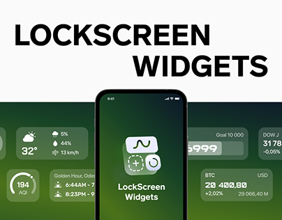 iOS Lock Screen Customizer: Mobile Application Widgets