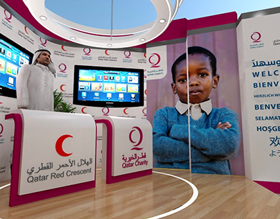 IUP Conferrence Booth Design _ Qatar
