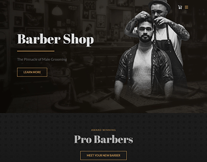 Responsive WordPress Barber Shop Website