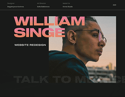 Website Redesign William Singe Singer