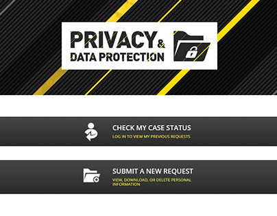 Activision Privacy Portal