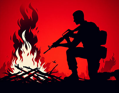 soldier n flames logo (unclaimed)