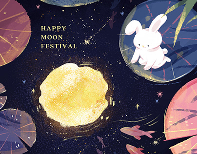Happy moon festival