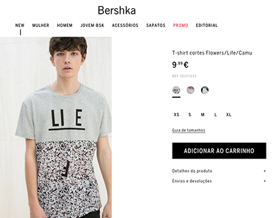 Basic t-shirt / Bershka man