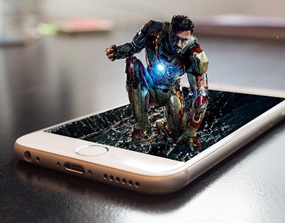 Iron Man 3D Popup Art