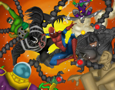 Spiderman vs Sinister six