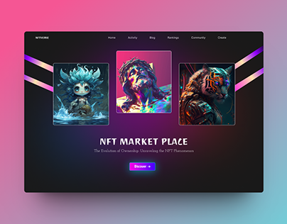 NFTs Marketplace Theme Website