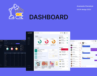 Dashboard for IT school UI/UX design