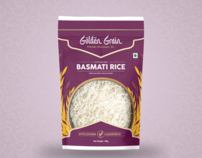 Golden Grains Rice Brand Packaging