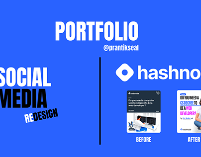 Social Media Post Redesign - Hashnode