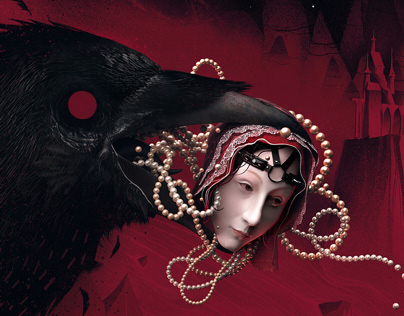 The lady and the crow