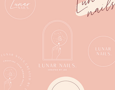 Lunar Nails - Branding
