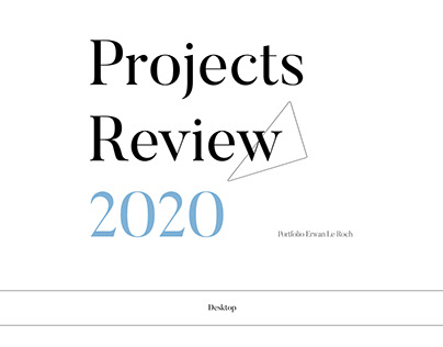 Projects Review 2020 · UX · UI · 3D · Creative Tech