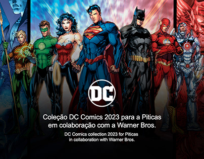Coleção DC Comics 2023 para a Piticas