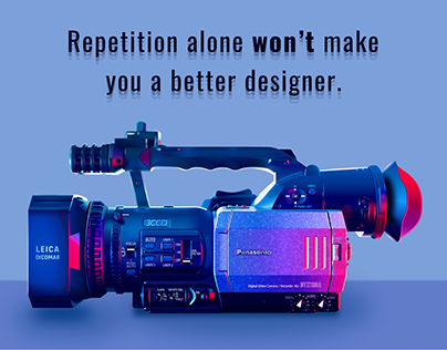 Repetition won't make you a better designer