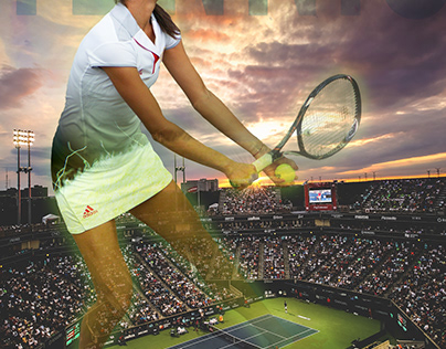 Montage Photoshop tennis