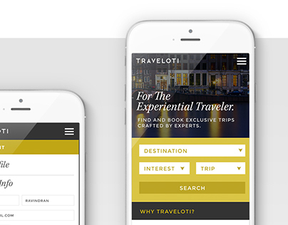 TRAVELOTI Website Design