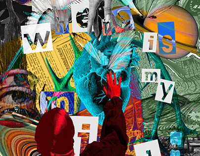 'Where is my mind?' Digital Collage