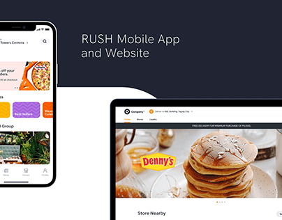 RUSH Mobile App and Website