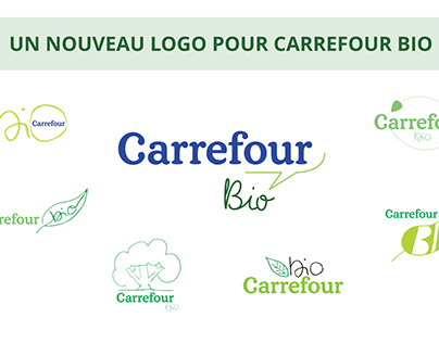 Nouveau logo pour Carrefour Bio