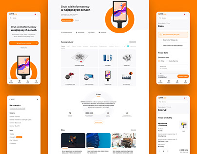 Web design & Mobile App | Oprint.one | UX/UI