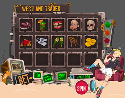 Westland Slot machine game template