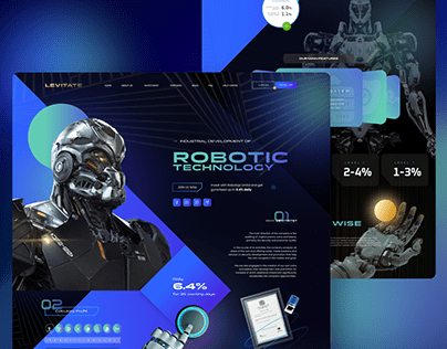 Robotic AI Website Design