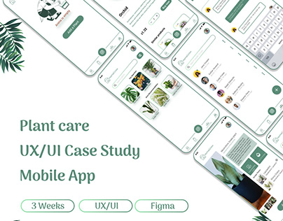 Plant Care UX/UI Case Study