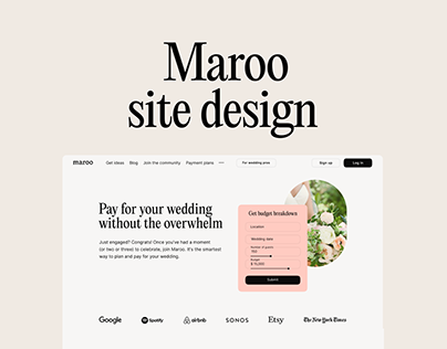 Maroo site design