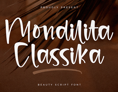 Mondilita Classika - Beauty Script Font