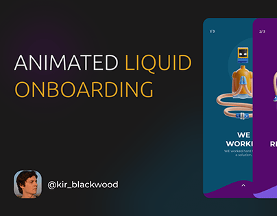 Animated Onboarding Design