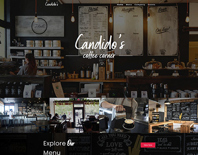 Candido’s Coffee Corner | Website Design