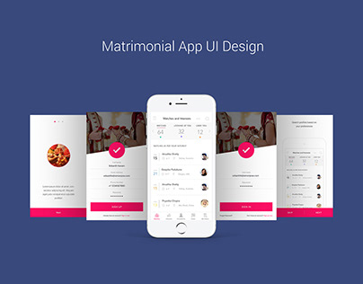 Matrimonial App UI Design