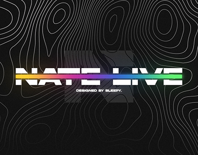 NATE LIVE - Brand Identity+ for Nate Gentile