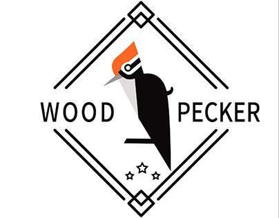 Wood Pecker Logo Practice