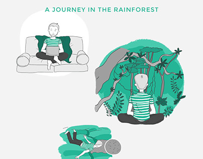 Illustration - A journey in the Rainforest