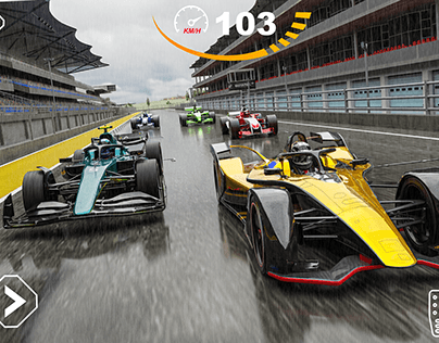 Formula car Game Graphics