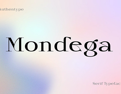 Mondega Display Font