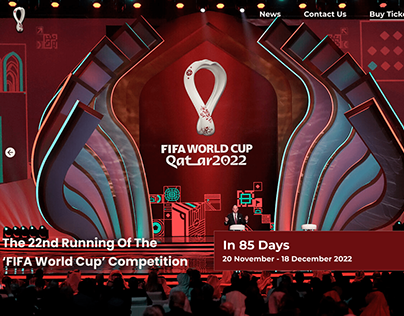 FIFA WORLD CUP 2022: Landing Page