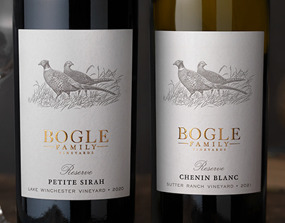 Bogle Family Vineyards Reserve Wine Packaging Design