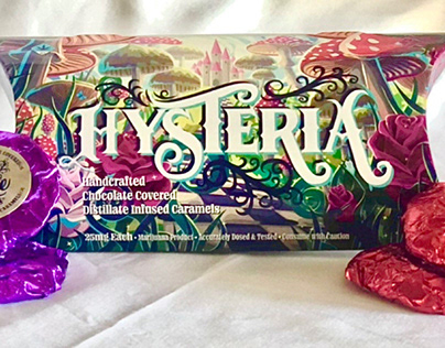 Hysteria, Cannabis Infused Chocolate Covered Caramels