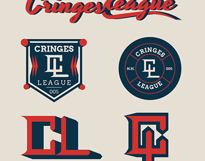 Cringe League badge / logo exploration
