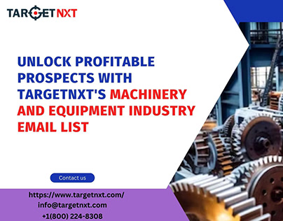 Buy Machinery and Equipment Industry Email List in USA
