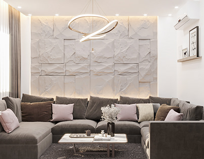 Living Room Design In Gardenia Compound