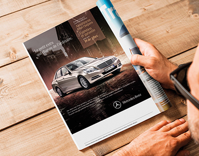 Mercedes-Benz - Ann.presse, affichage, e-mailing, flyer